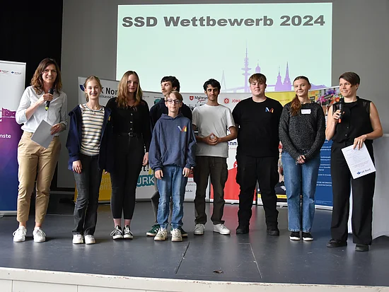 Das Siegerteam der Stadtteilschule Meiendorf