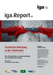 Vorschaubild der Publikation iga. Report 32: Psychische Belastung in der Arbeitswelt
